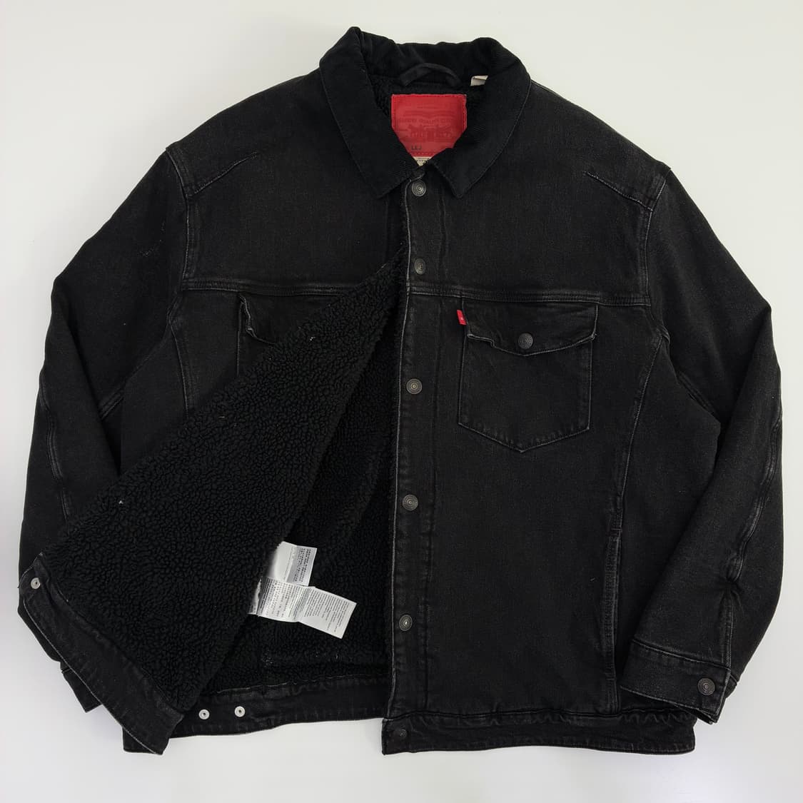 Levi's  리바이스 엔지니어드 진 블랙 쉐르파 데님 자켓 상품이미지3