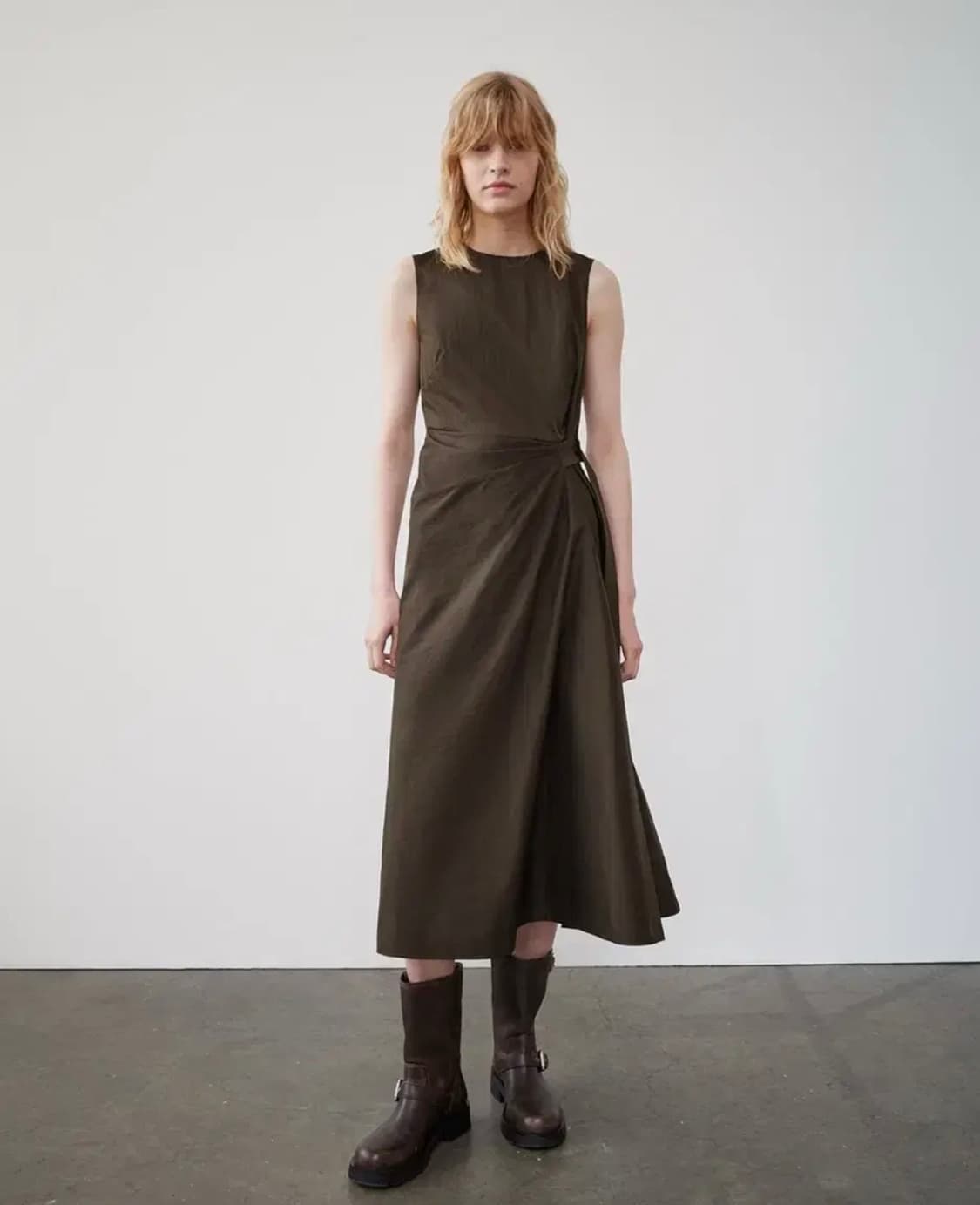 Zara 자라 zw컬랙션 민소매 랩 원피스 8368/414 상품이미지1