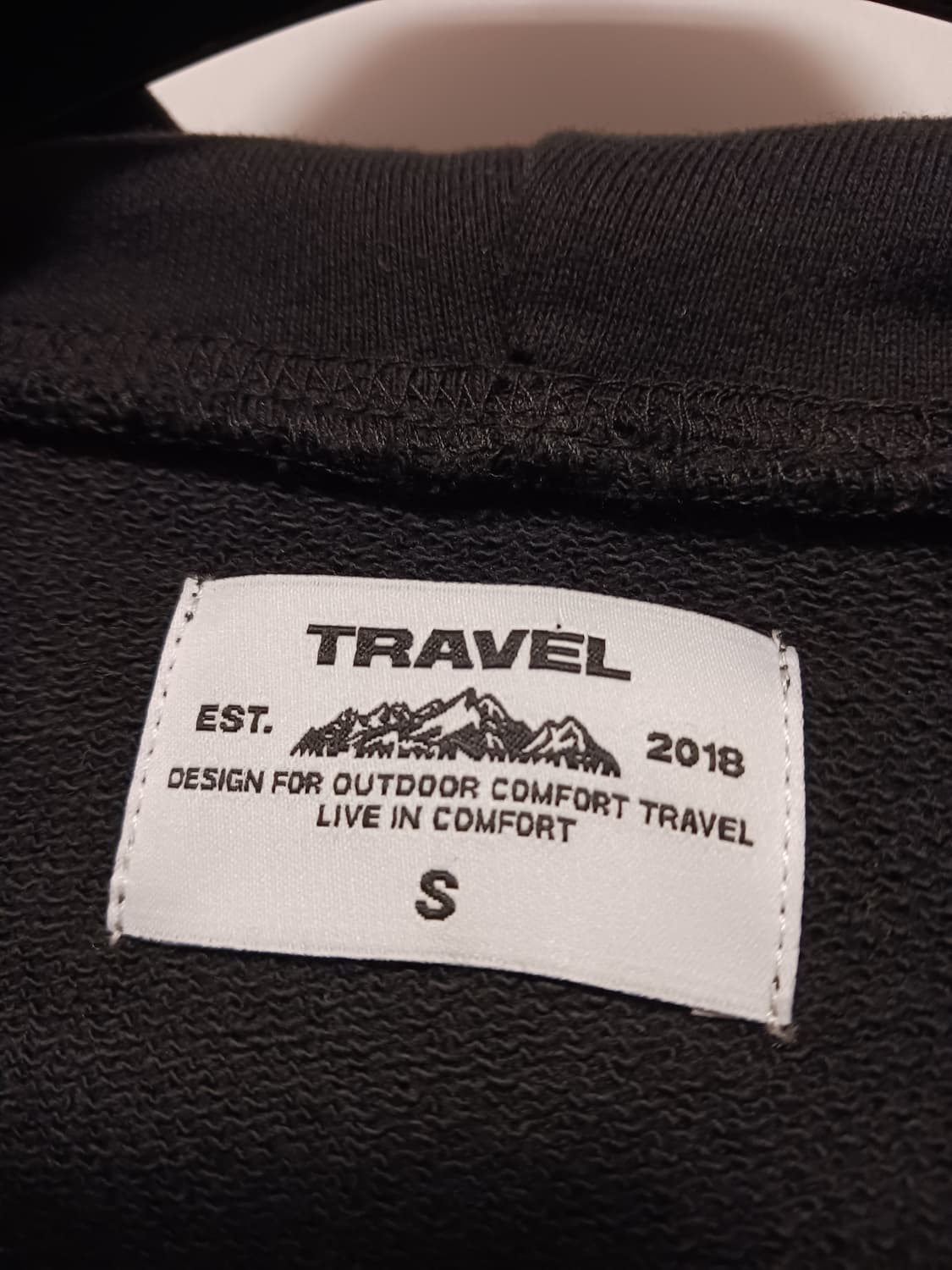 트래블 워크샵 배색후드티 상품이미지3