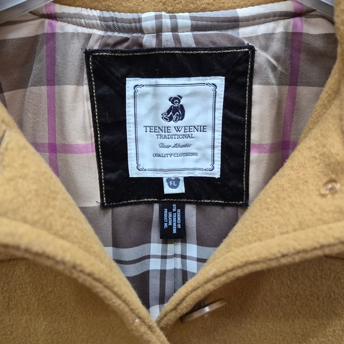 티니위니 후드 모직 코트 상품이미지3