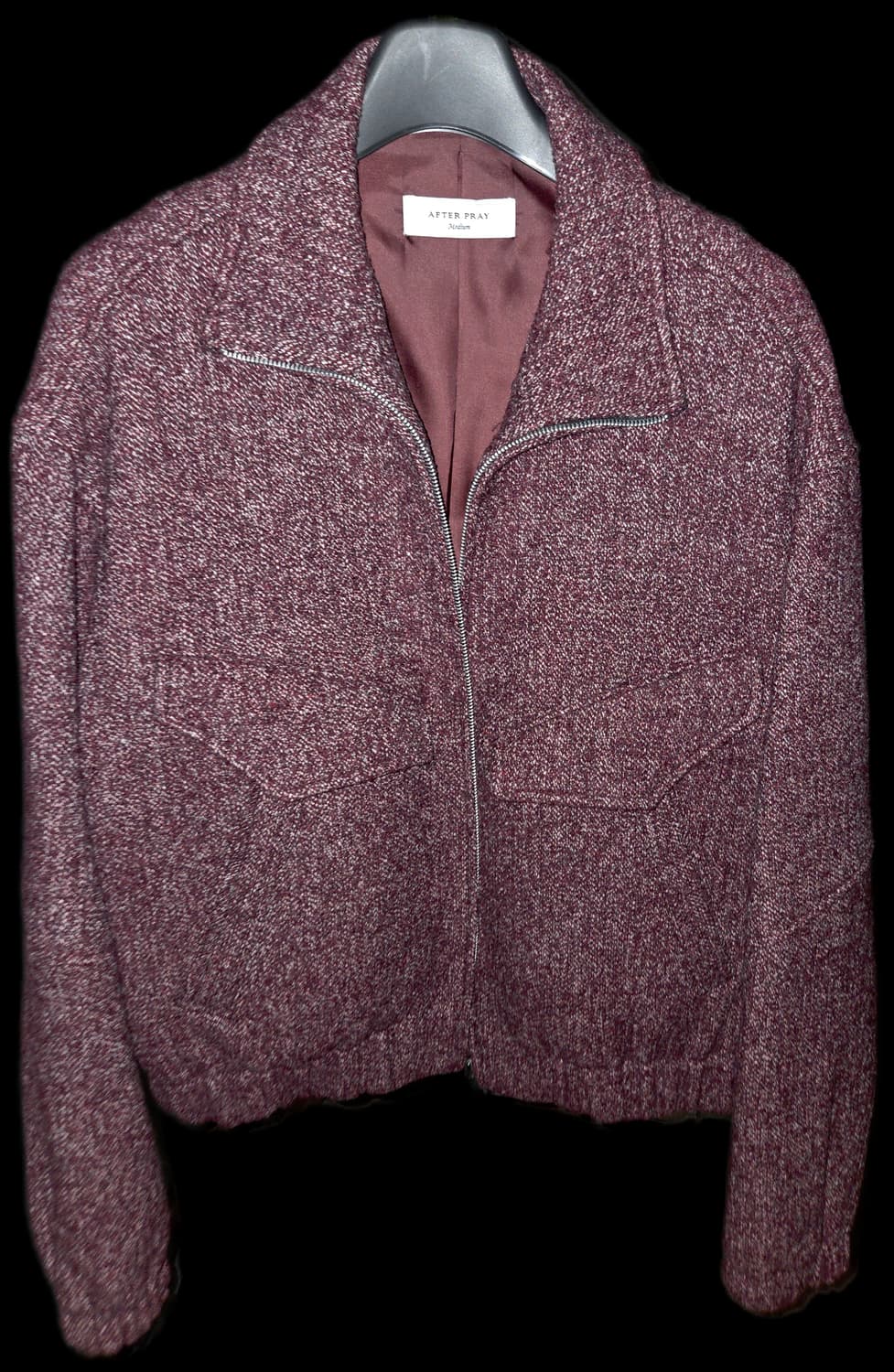 애프터프레이 하이넥 울 블루종 상품이미지2