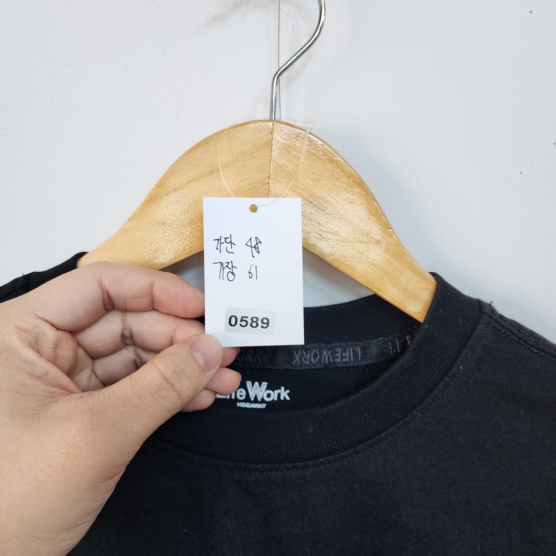 라이프워크 반팔 티셔츠 블랙 상품이미지6