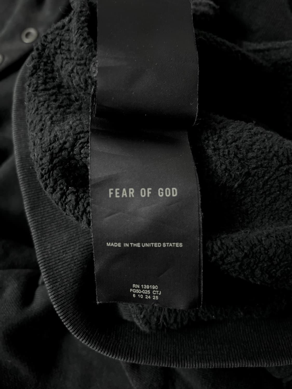 피어 오브 갓(Fear of God) FG7C 후드 상품이미지7