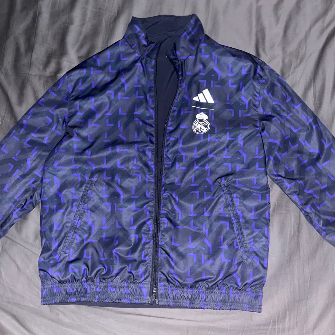 아디다스 레알 마드리드 앤썸 자켓 레전드 잉크 m사이즈 상품이미지4