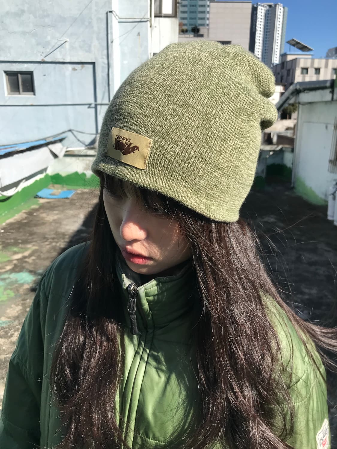 Jimmy 그린 리버시블 비니 상품이미지3