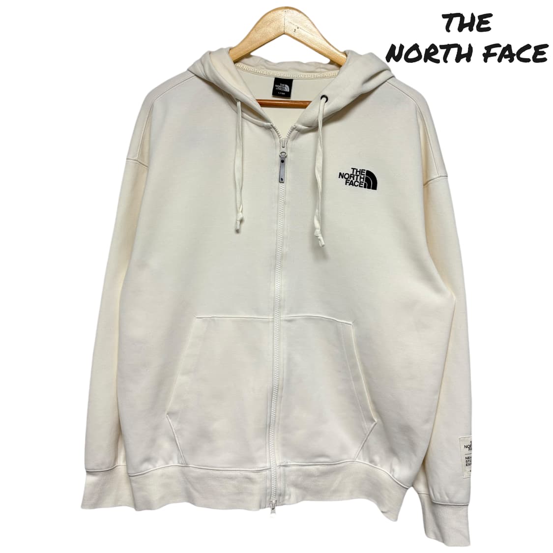 3867 노스페이스 아이보리 후드집업 상품이미지1