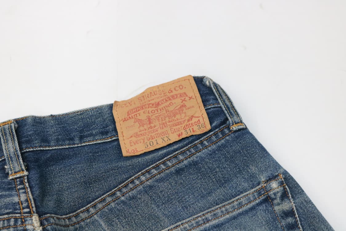 리바이스 빈티지 501XX 빅E 커스텀 디스트로이드 데님 팬츠 (31) 상품이미지8