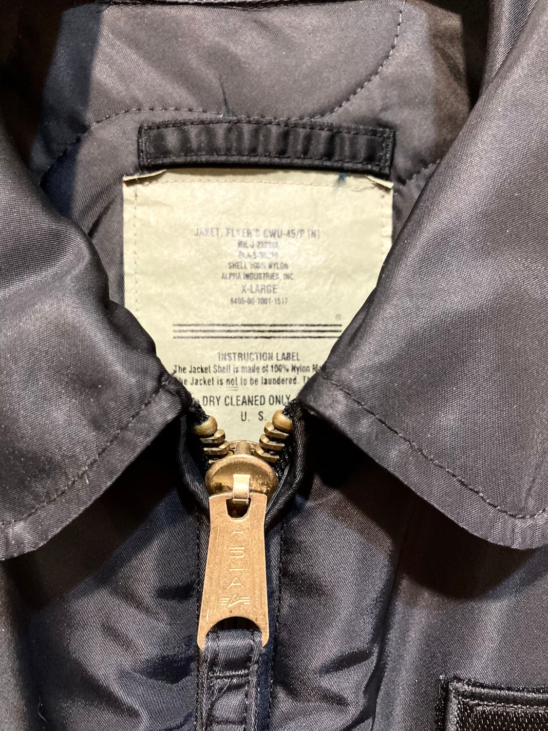 알파인더스트리 구형 cwu-45 자켓 상품이미지9