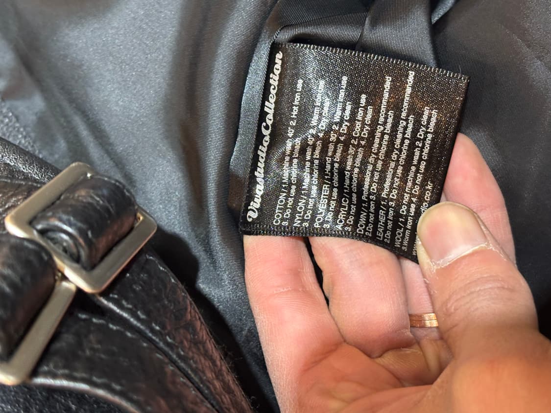 비바스튜디오 라이더 소가죽 자켓 S 상품이미지6