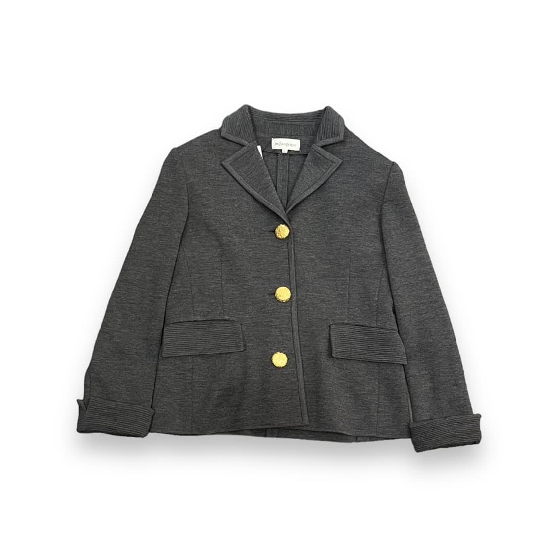 입생로랑 금장 니트 블레이저 상품이미지1