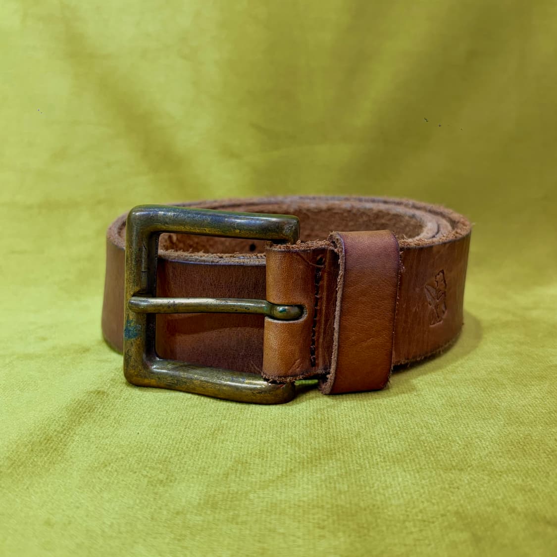 후아유 사각버클 리얼 레더 벨트 상품이미지1