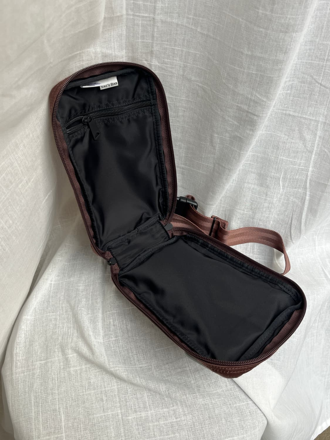 Porter 포터 글로시 슬링백 브라운 상품이미지5