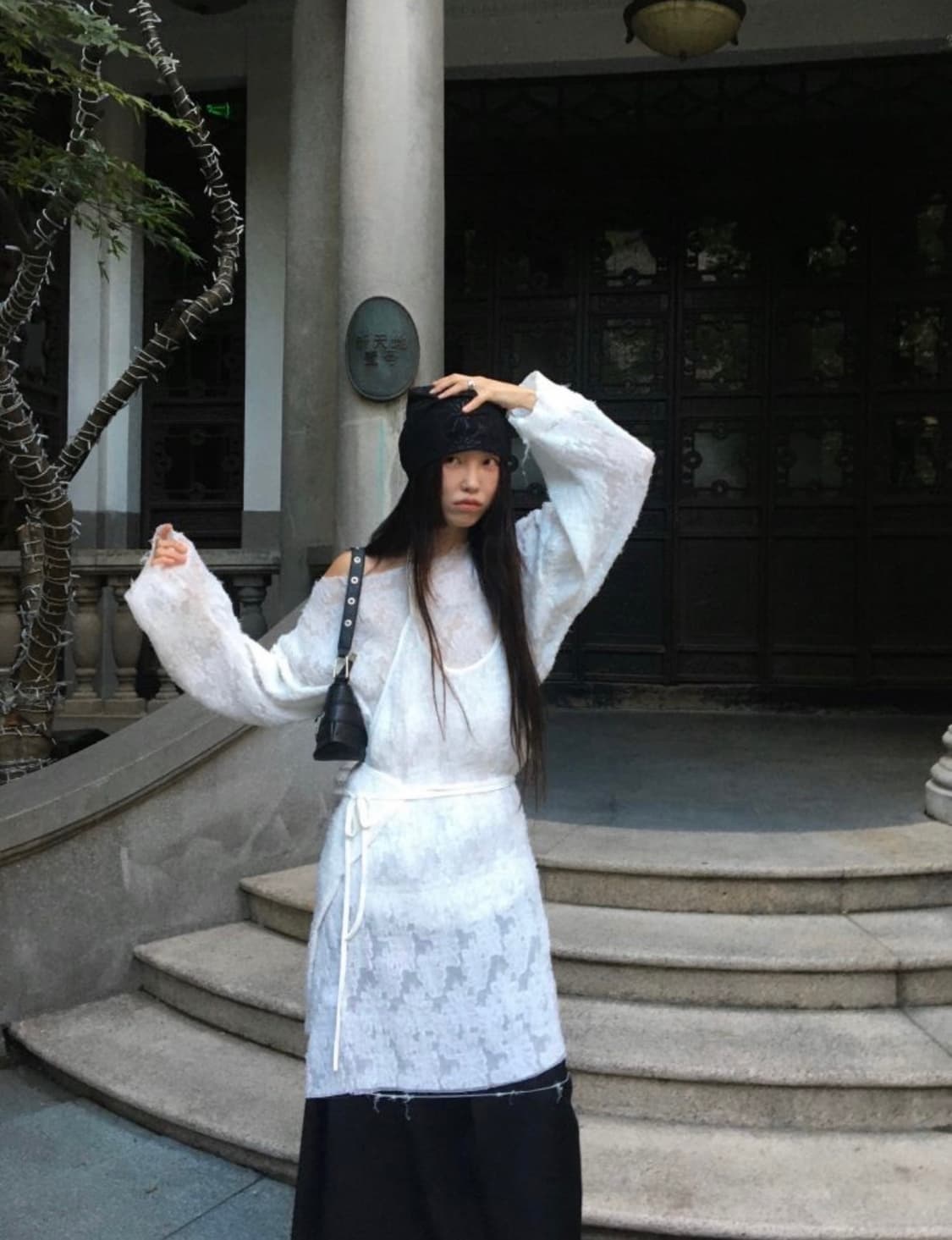 택스처서울 블라우스 원피스 세트  상품이미지1