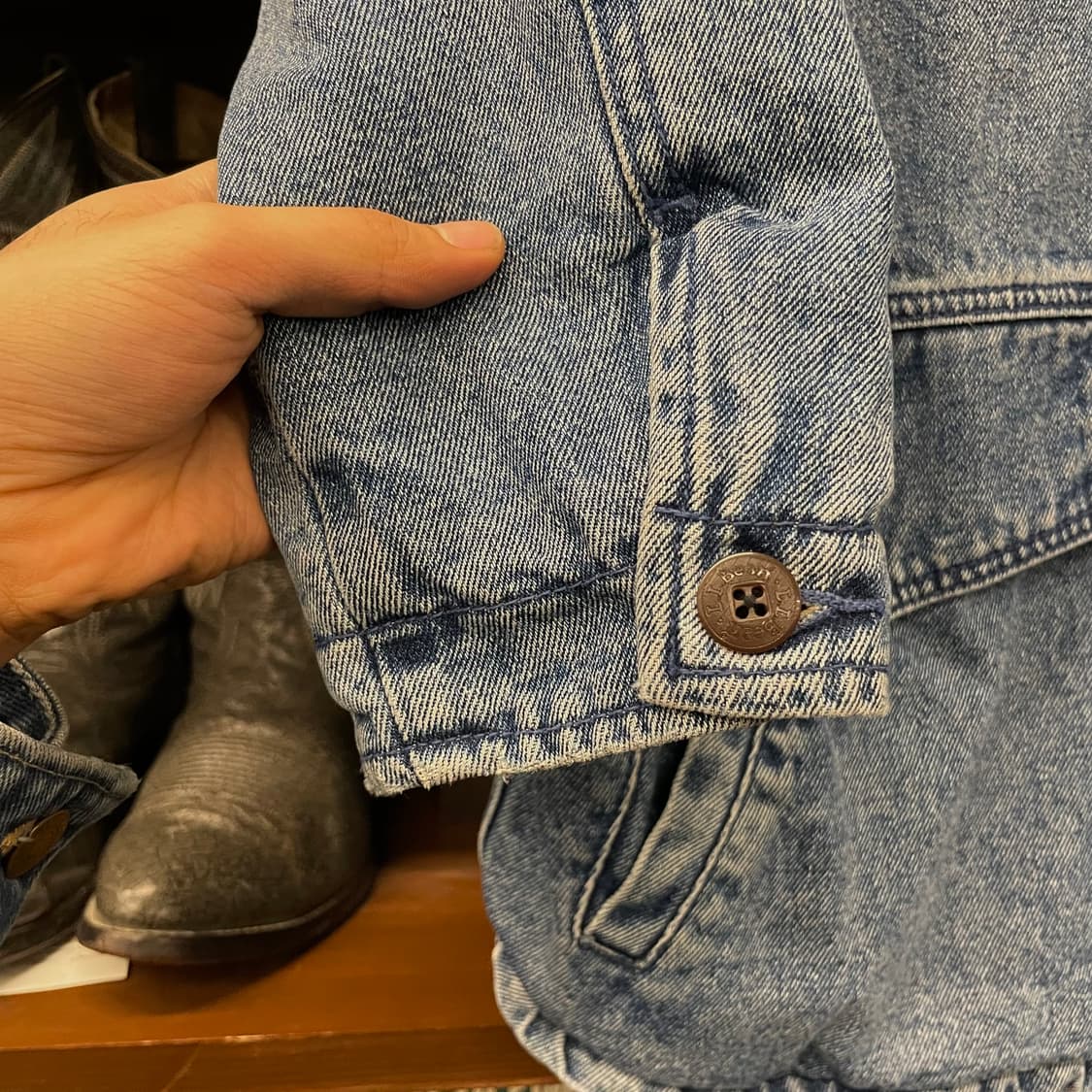 90s L.L Bean 엘엘빈 데님 초어 워크 자켓 / 빈티지 워크 웨어 상품이미지6