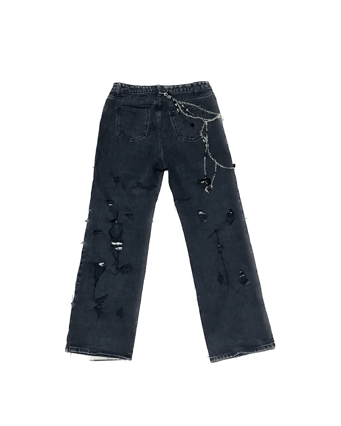 Grunge damage custom pants 상품이미지4