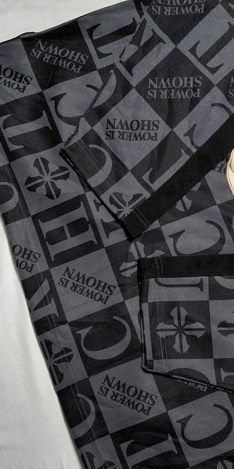 [Free] GALFY 갈피 올오버 패턴 빅 강아지 자수 져지 트랙탑 상품이미지10