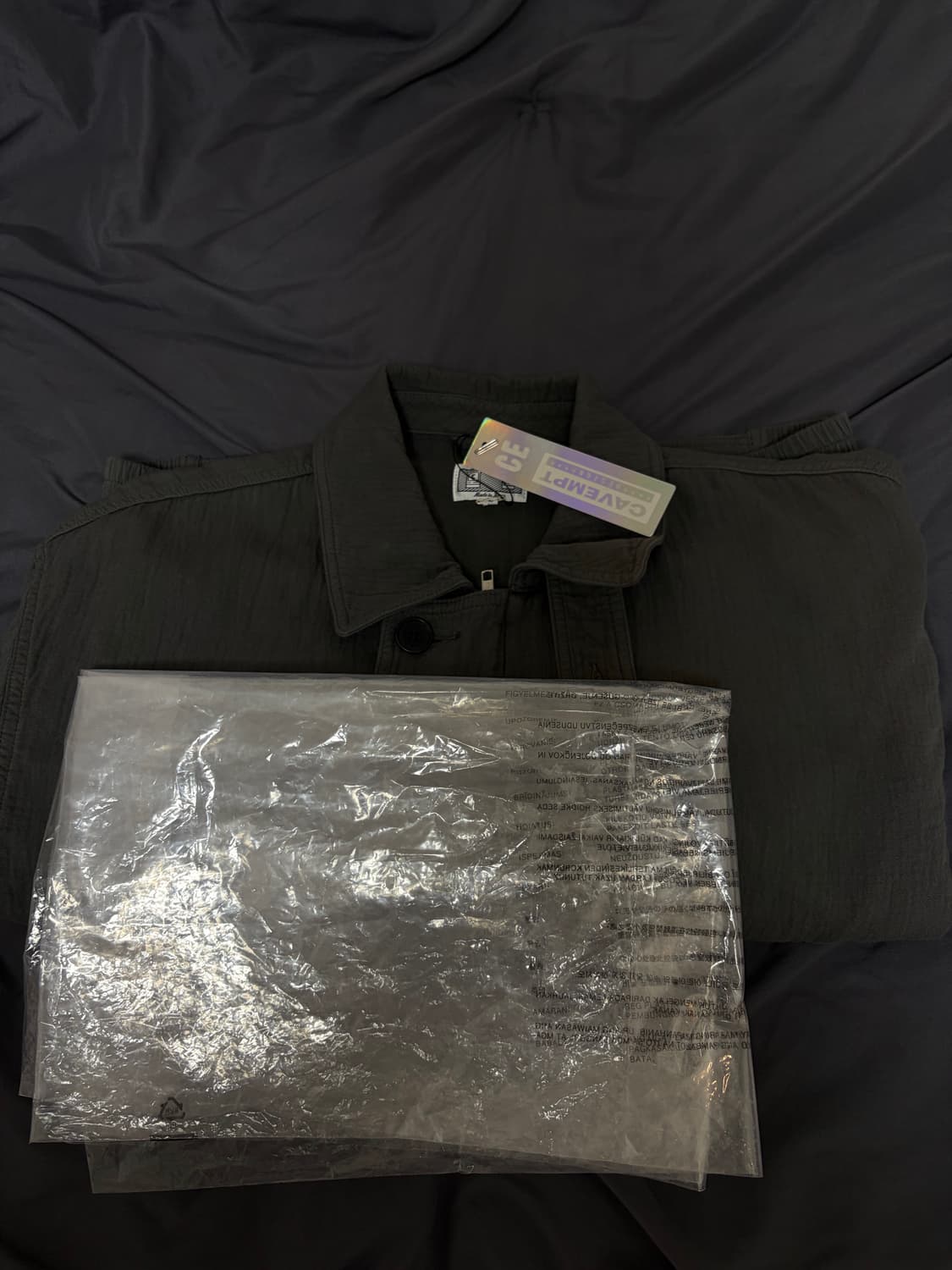 카브엠트 소프트 코튼 집 자켓 차콜 새상품 상품이미지3