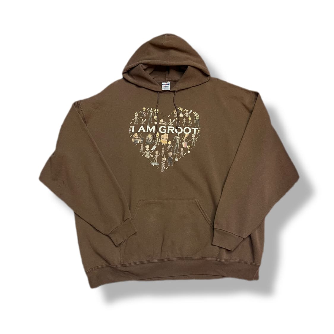 미국 빈티지 젠티즈 I am Groot 후드 상품이미지1