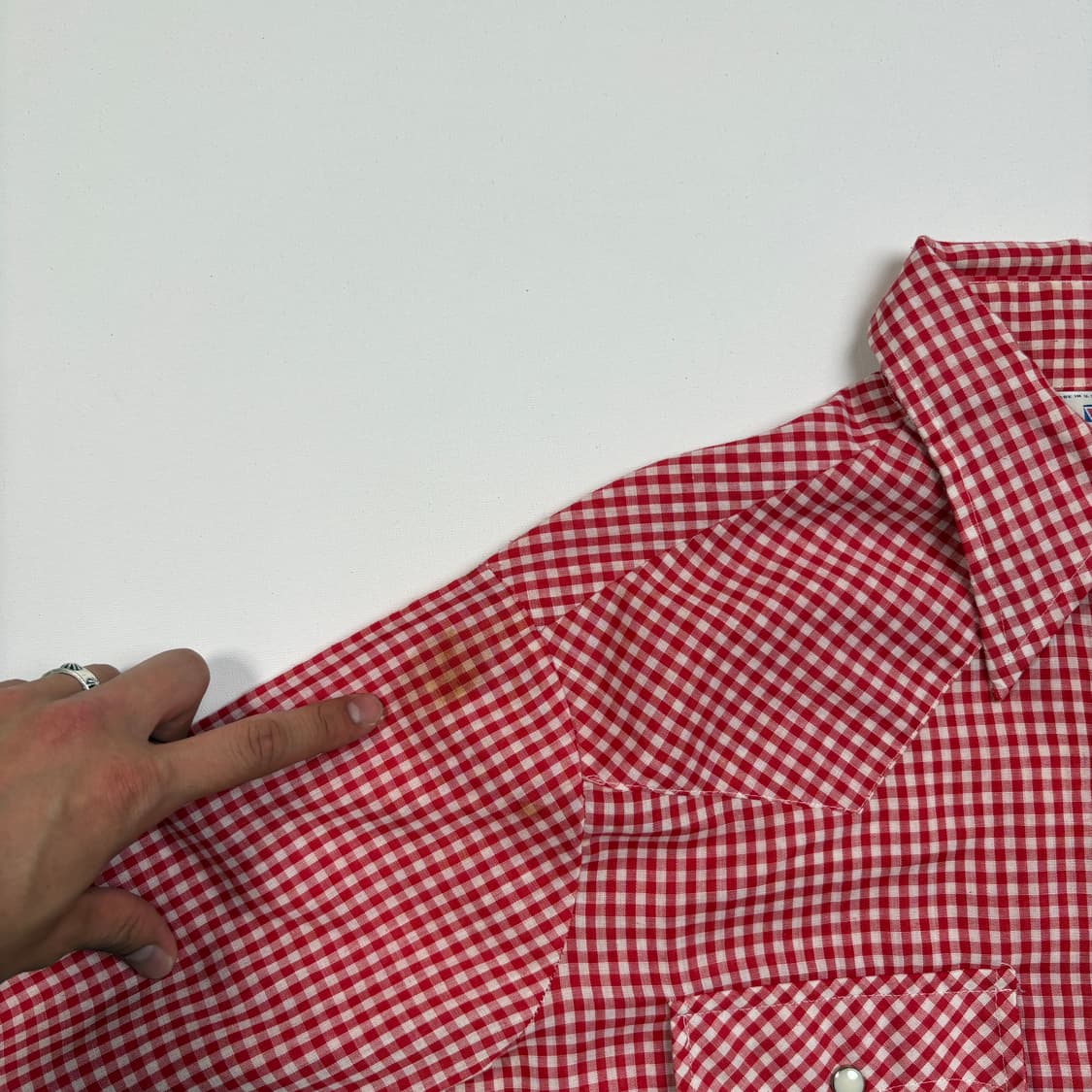 [L] 80s Wrangler USA western shirt 상품이미지5