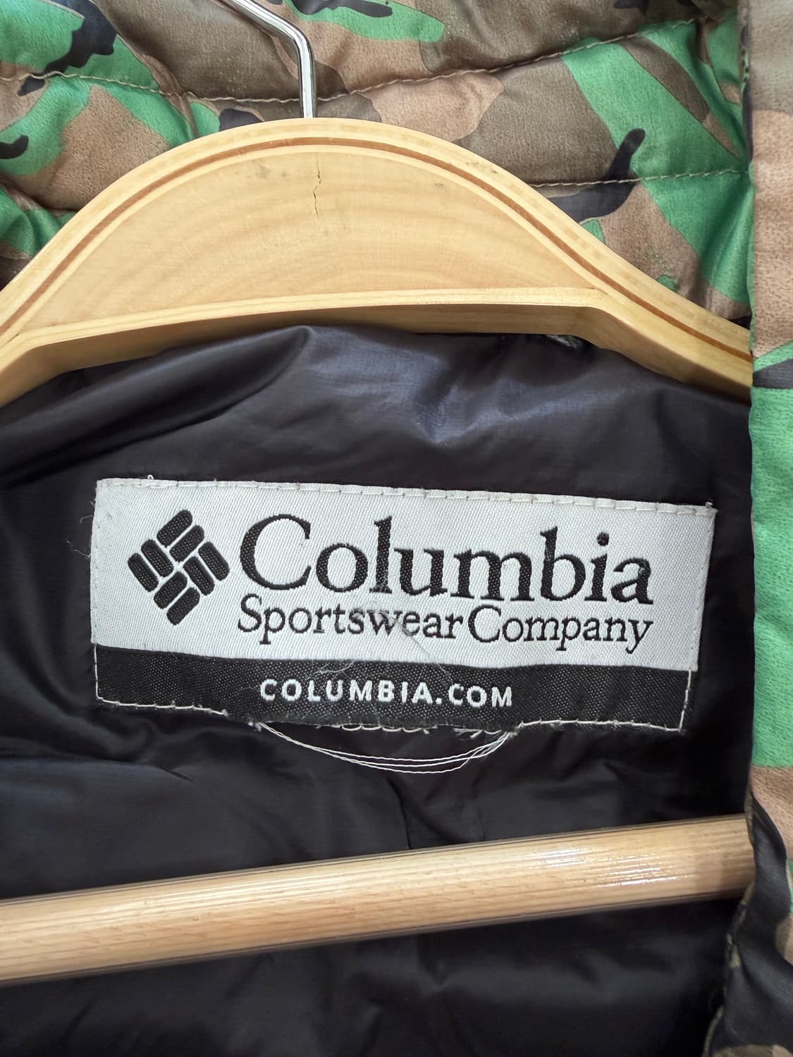 콜롬비아 카모 조끼패딩 베스트 상품이미지2