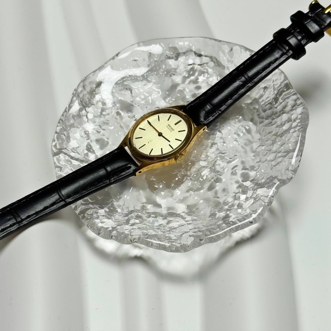 80's90's 세이코 빈티지 금장 라운드 드레스 시계 상품이미지9