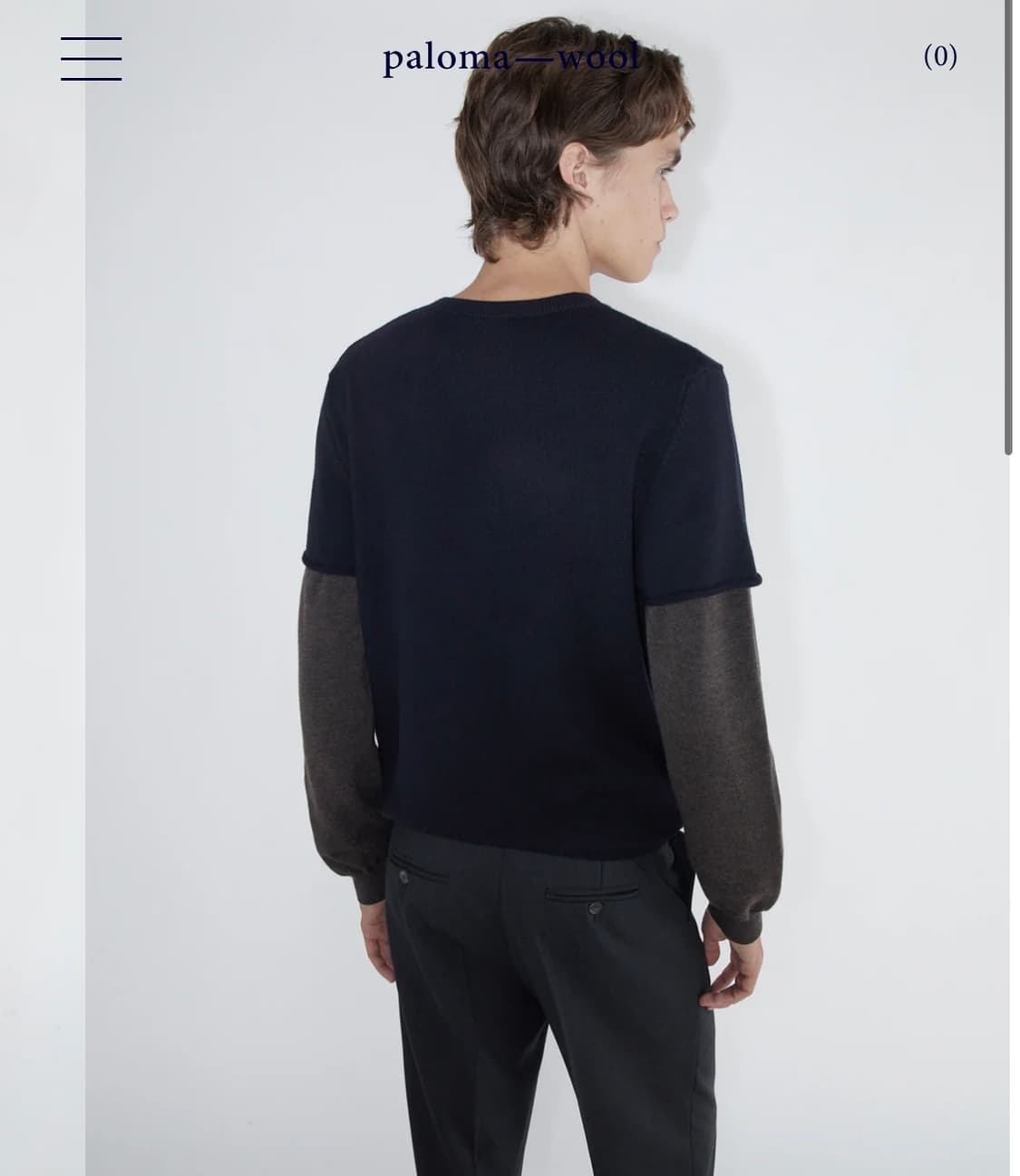 팔로마울 레이어드 니트 L사이즈 상품이미지3