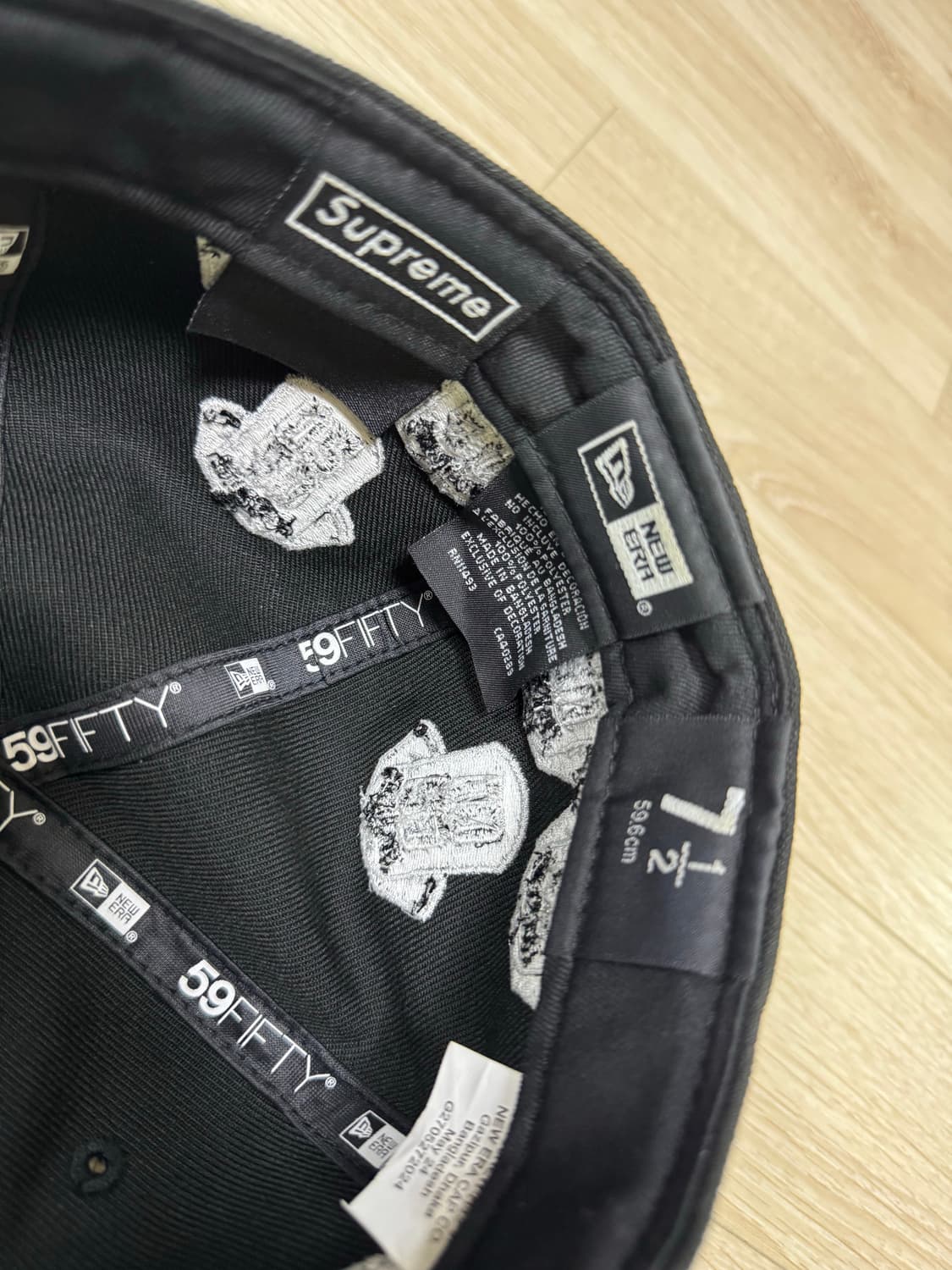 뉴에라 슈프림 저지 스냅백 상품이미지4