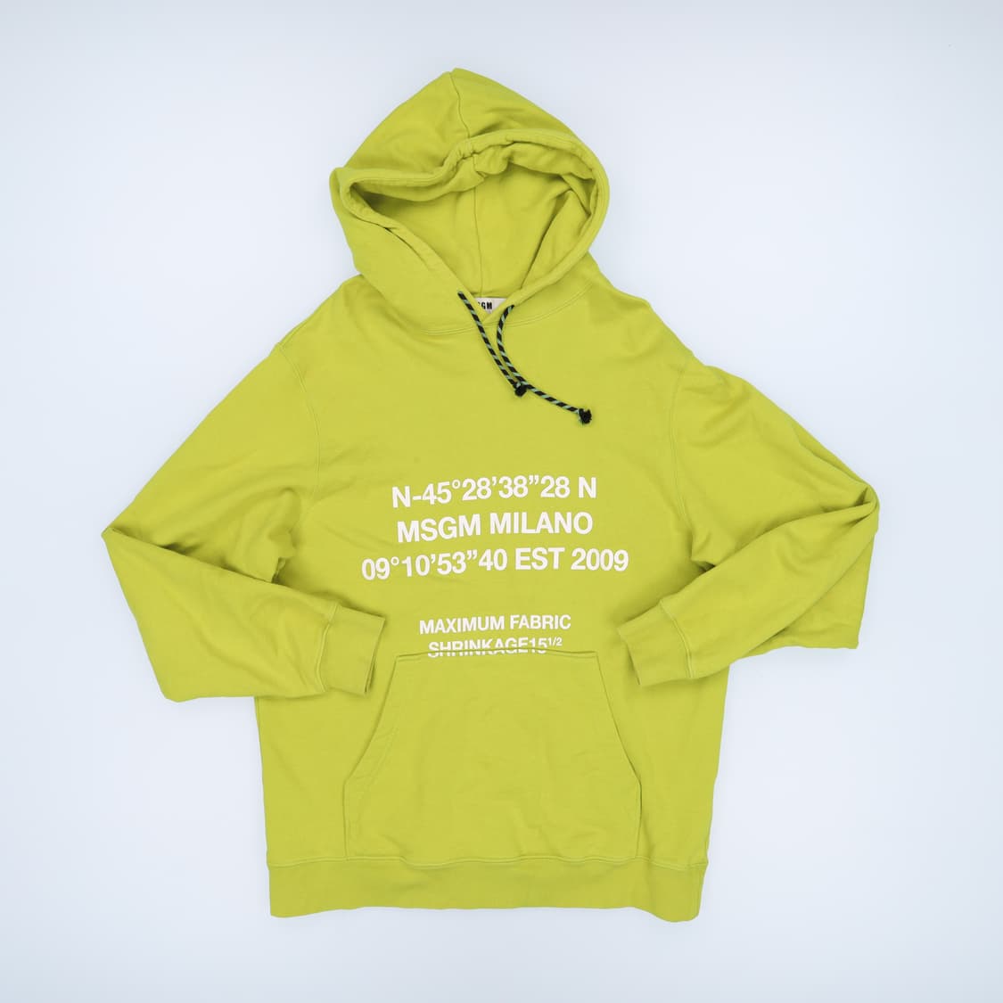 [M] MSGM 오버핏 후드티셔츠 0119H1 상품이미지1