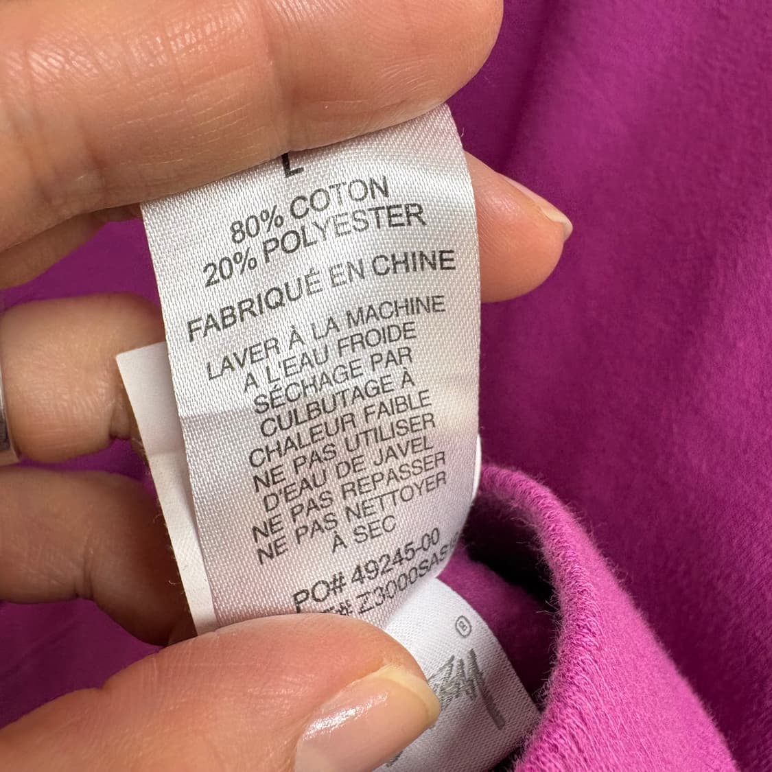 Stussy 스투시 마젠타 베이직 크루넥 스웻 맨투맨 L 상품이미지5