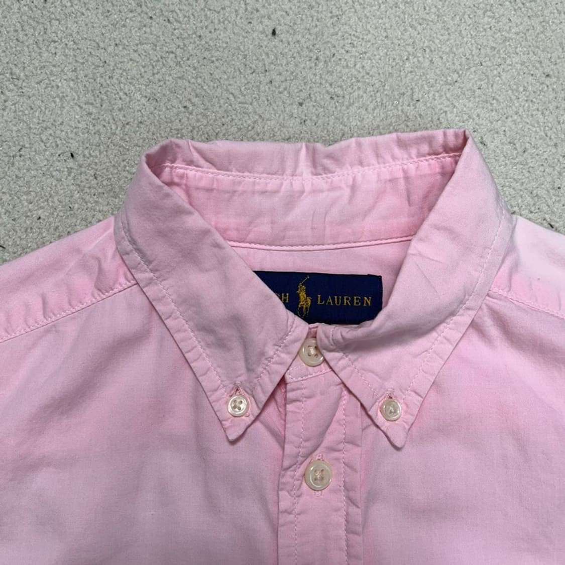 폴로랄프로렌 옥스퍼드 핑크 셔츠 M 상품이미지4