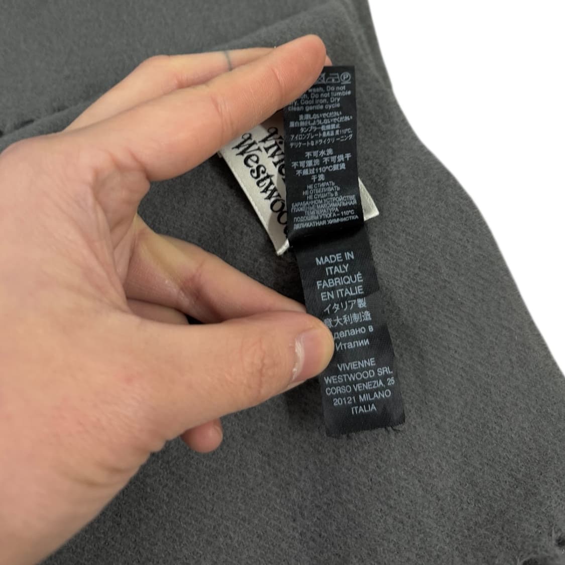정품)비비안 웨스트우드 머플러 상품이미지5