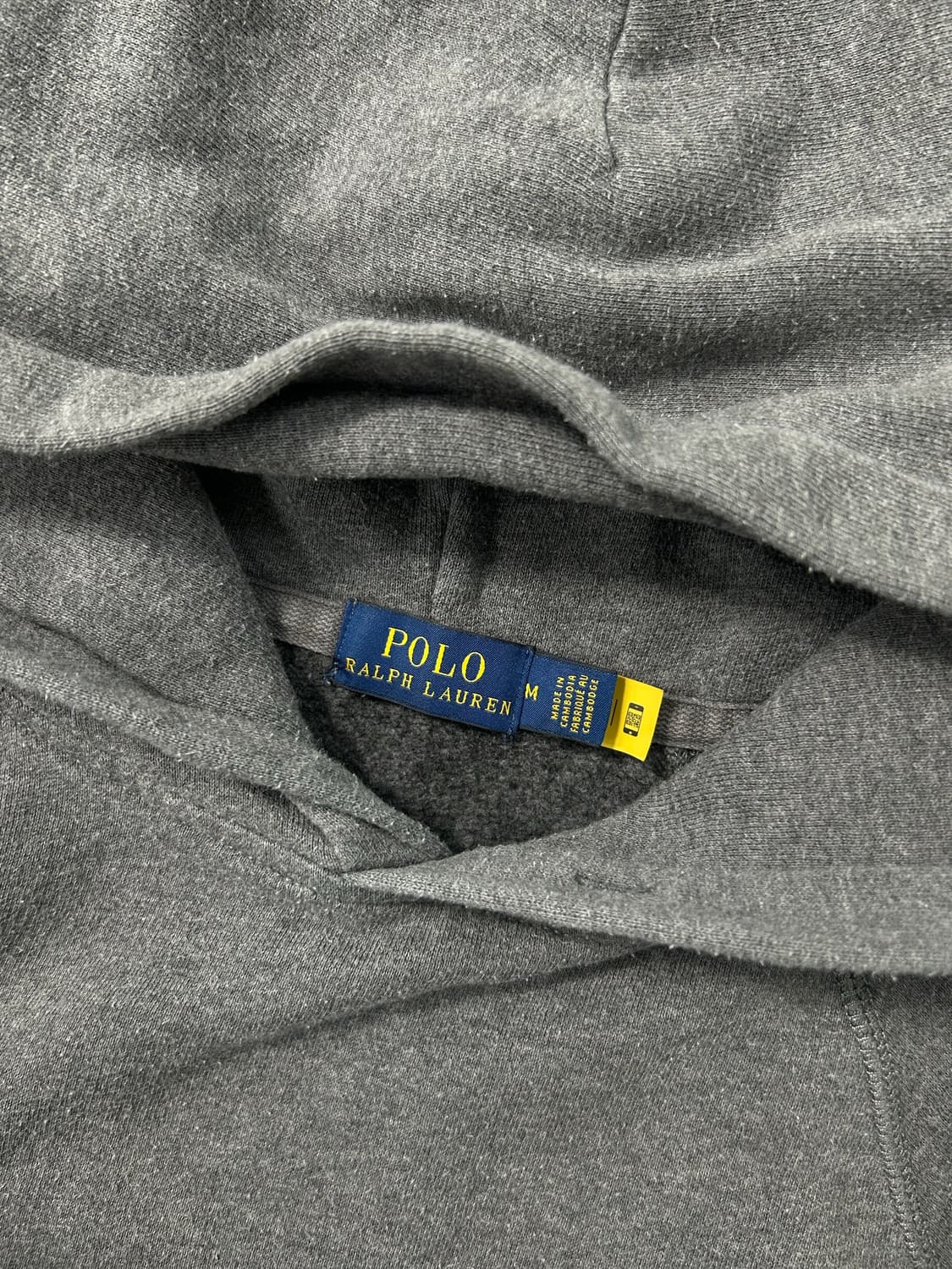 폴로 랄프로렌 딥그레이 후드티 M 상품이미지5