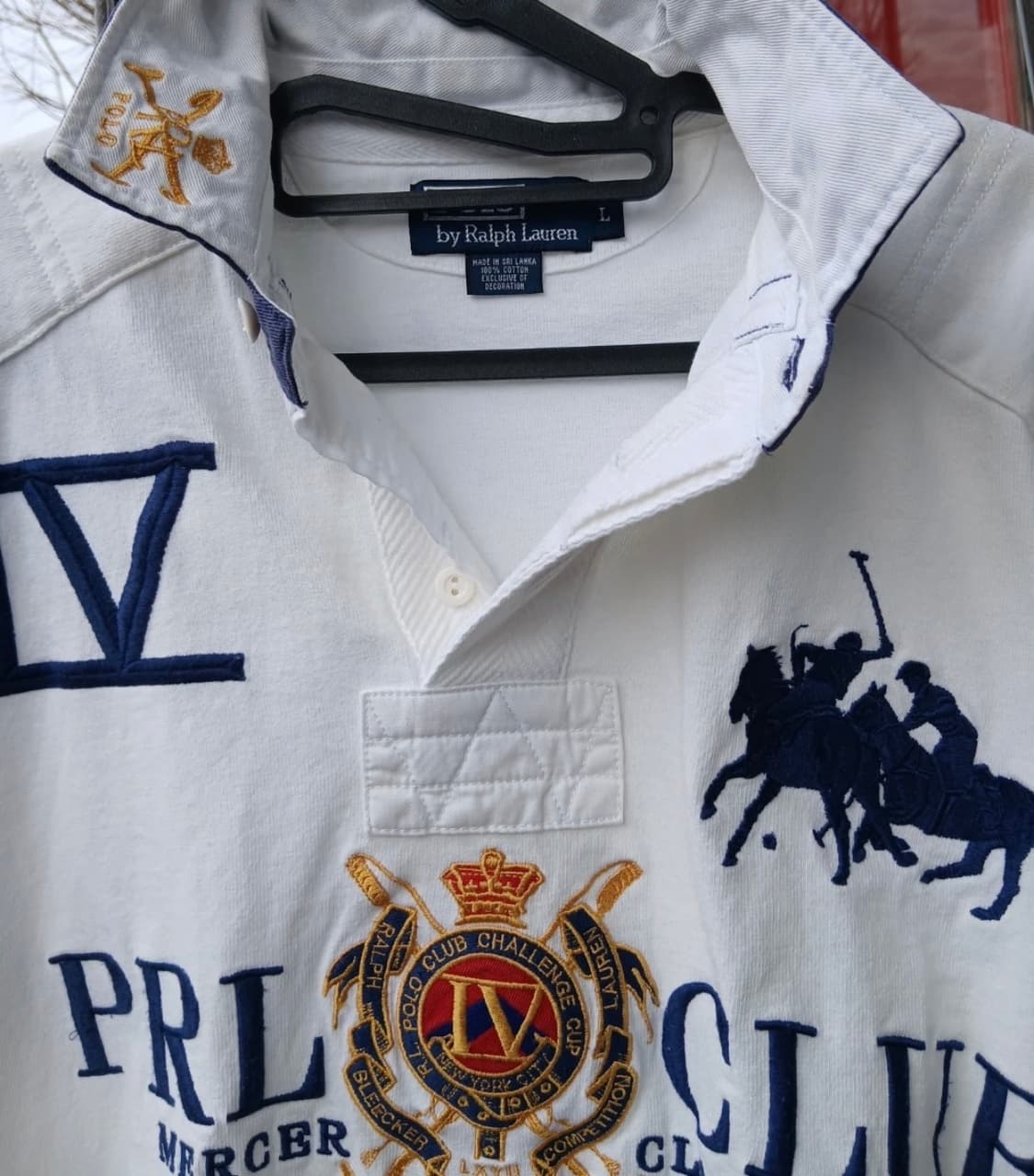 정품 폴로랄프로렌 빅포니 럭비 치프키프 카라 롱슬리브 L 상품이미지2