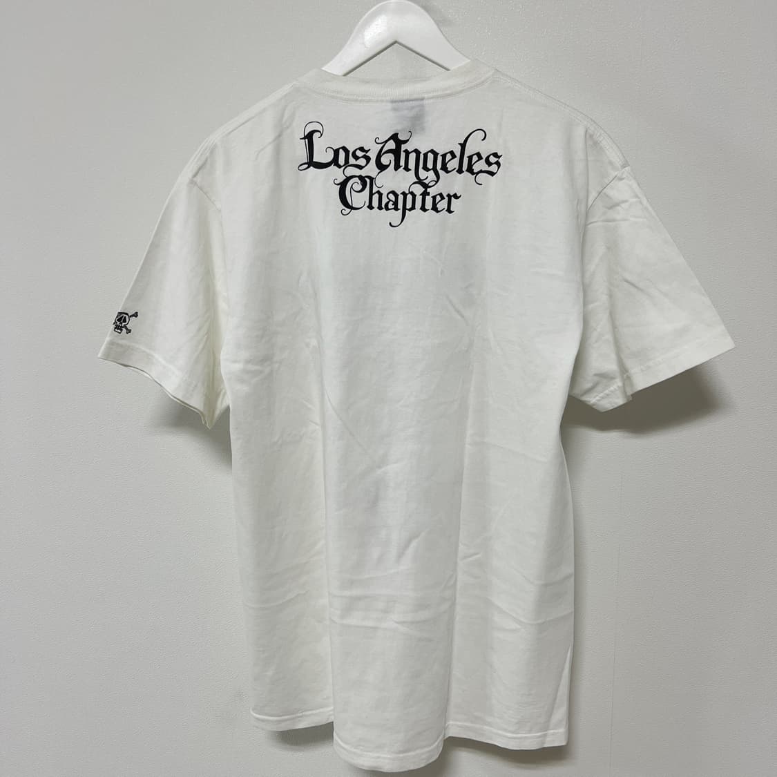 스투시 LA 챕터 Old Skull Tribe 티셔츠 화이트 상품이미지4