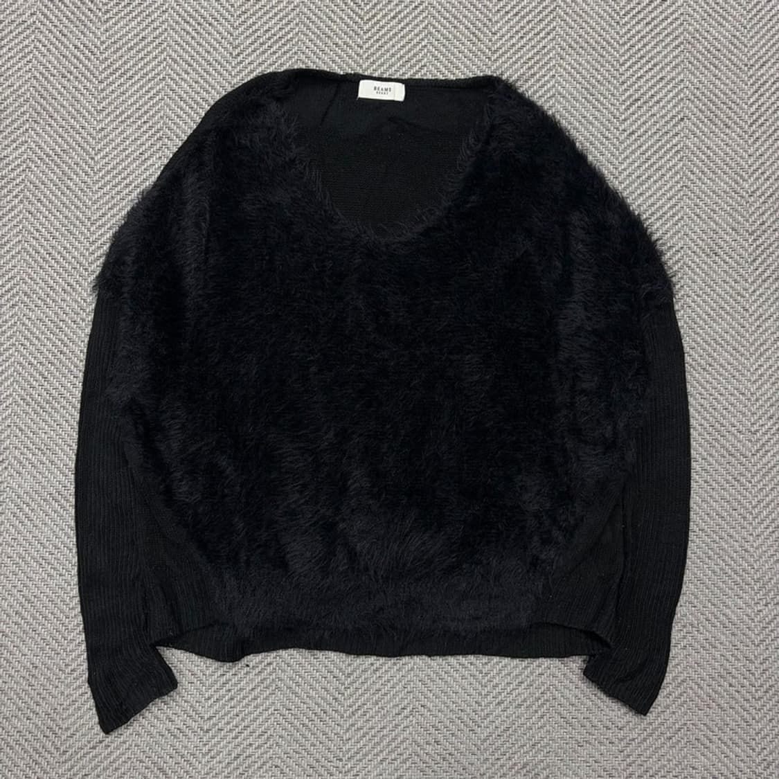 빔즈하트  브이넥 퍼 니트 v1947 상품이미지1