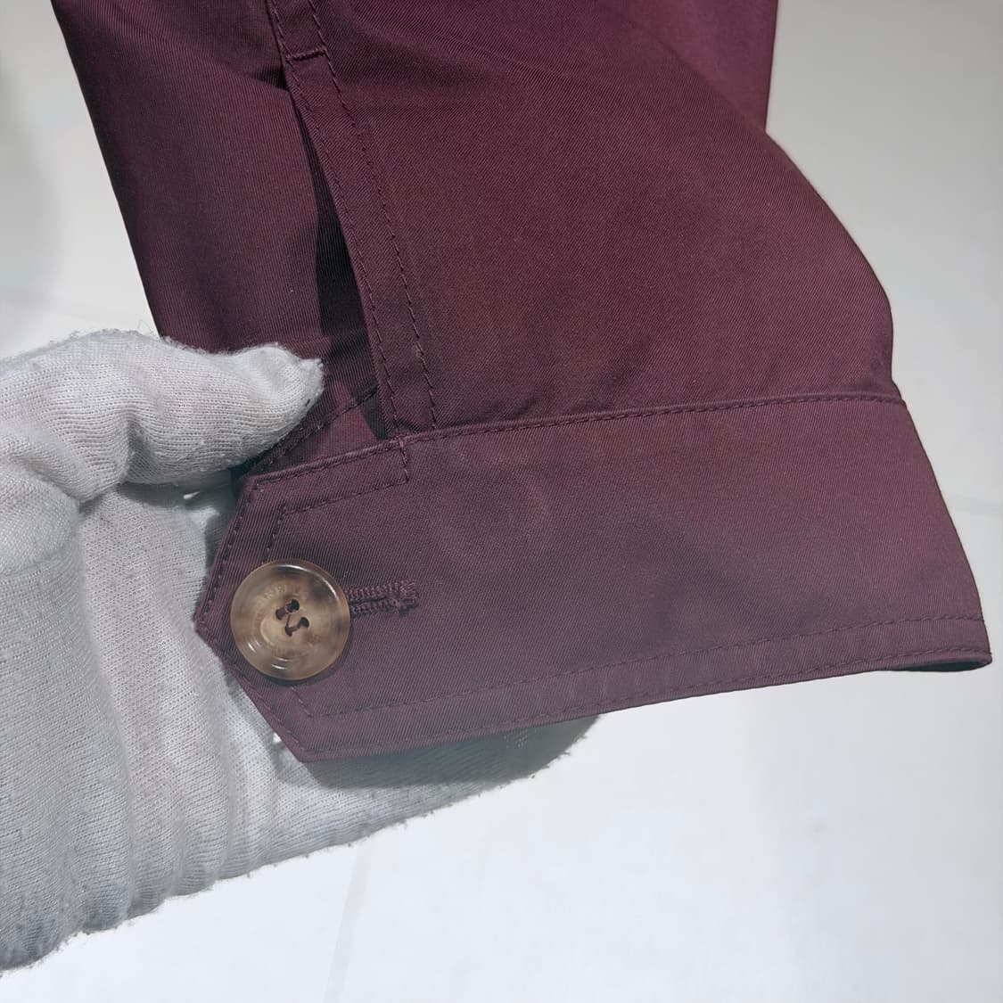 (A+/54) / 브루넬로 쿠치넬리 버건디 봄버 자켓 상품이미지5