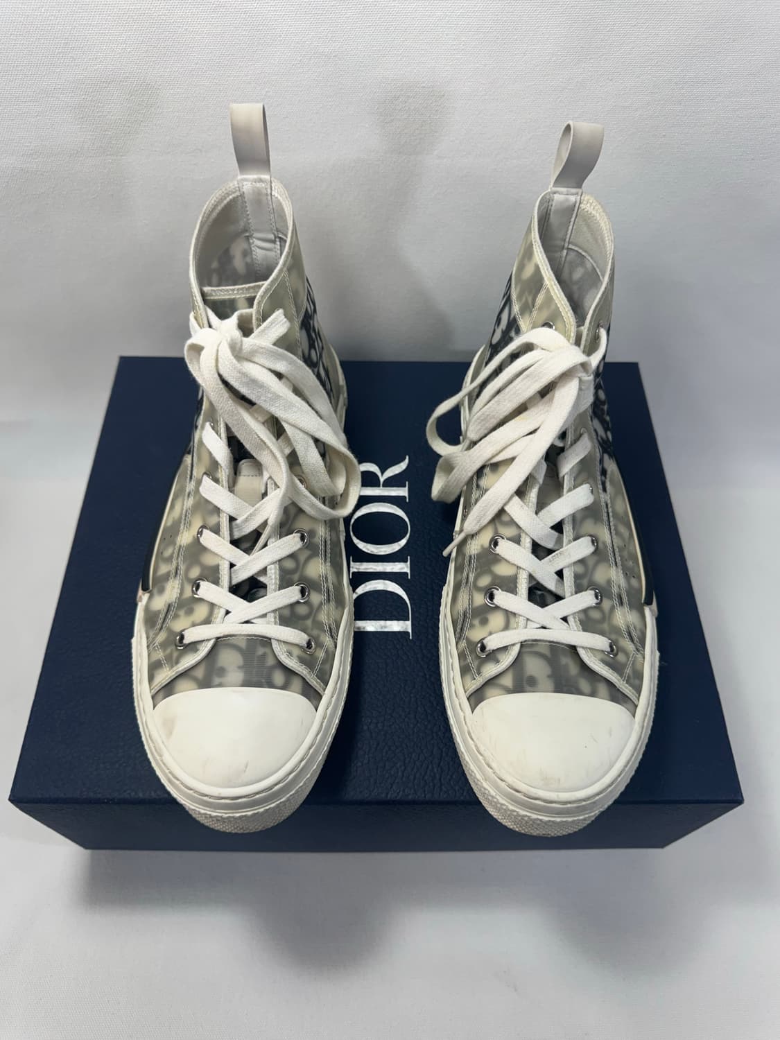 디올 오블리크 스니커즈 B23 하이탑 상품이미지6