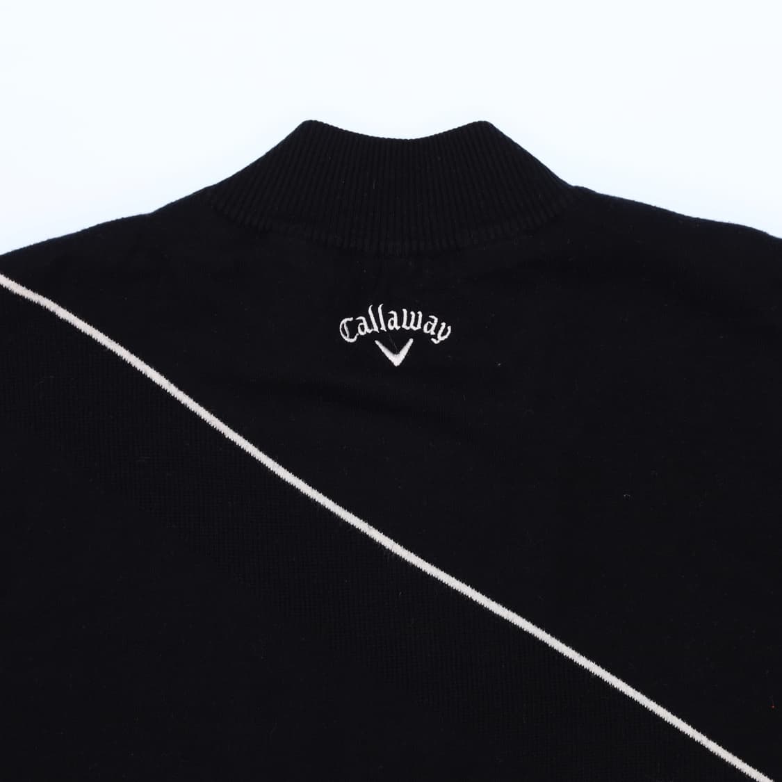 [105] 신형 캘러웨이 남성 골프 블랙 반집업 방풍 니트 N7106 상품이미지3