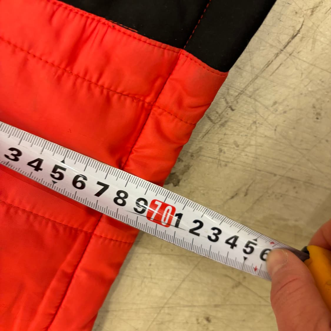 데상트 스키 스폰서 레드 패딩 상품이미지5