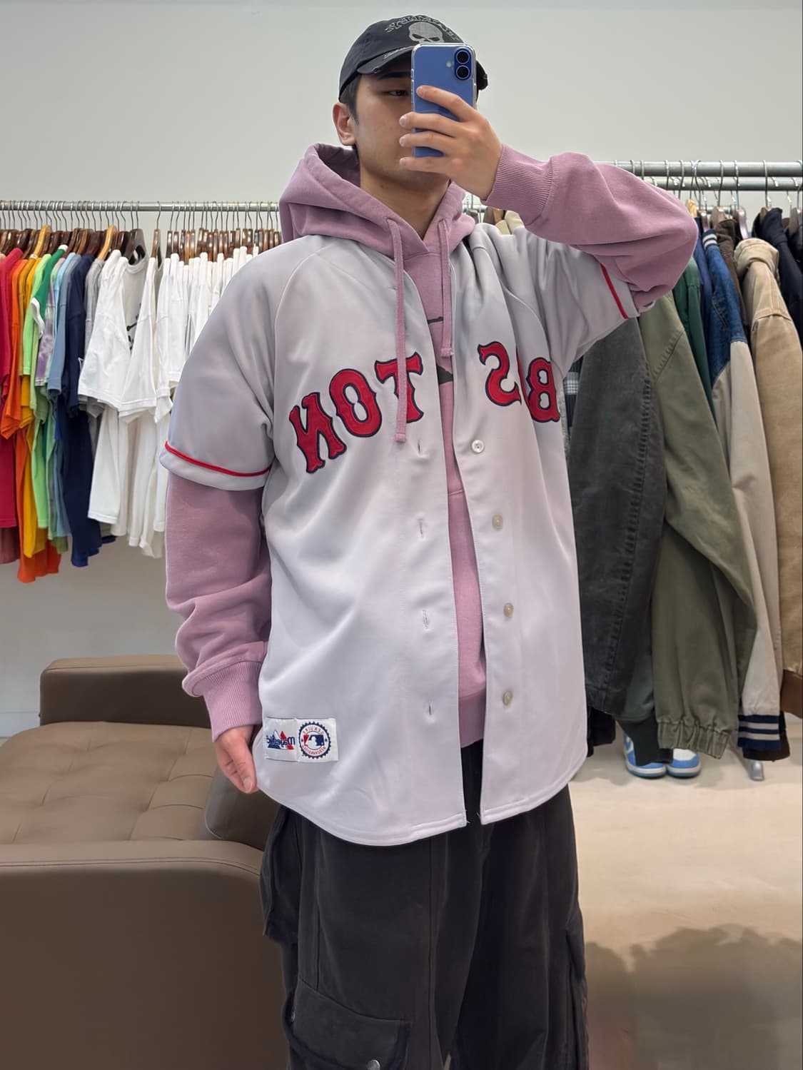 마제스틱 보스턴 레드삭스 져지 상품이미지8