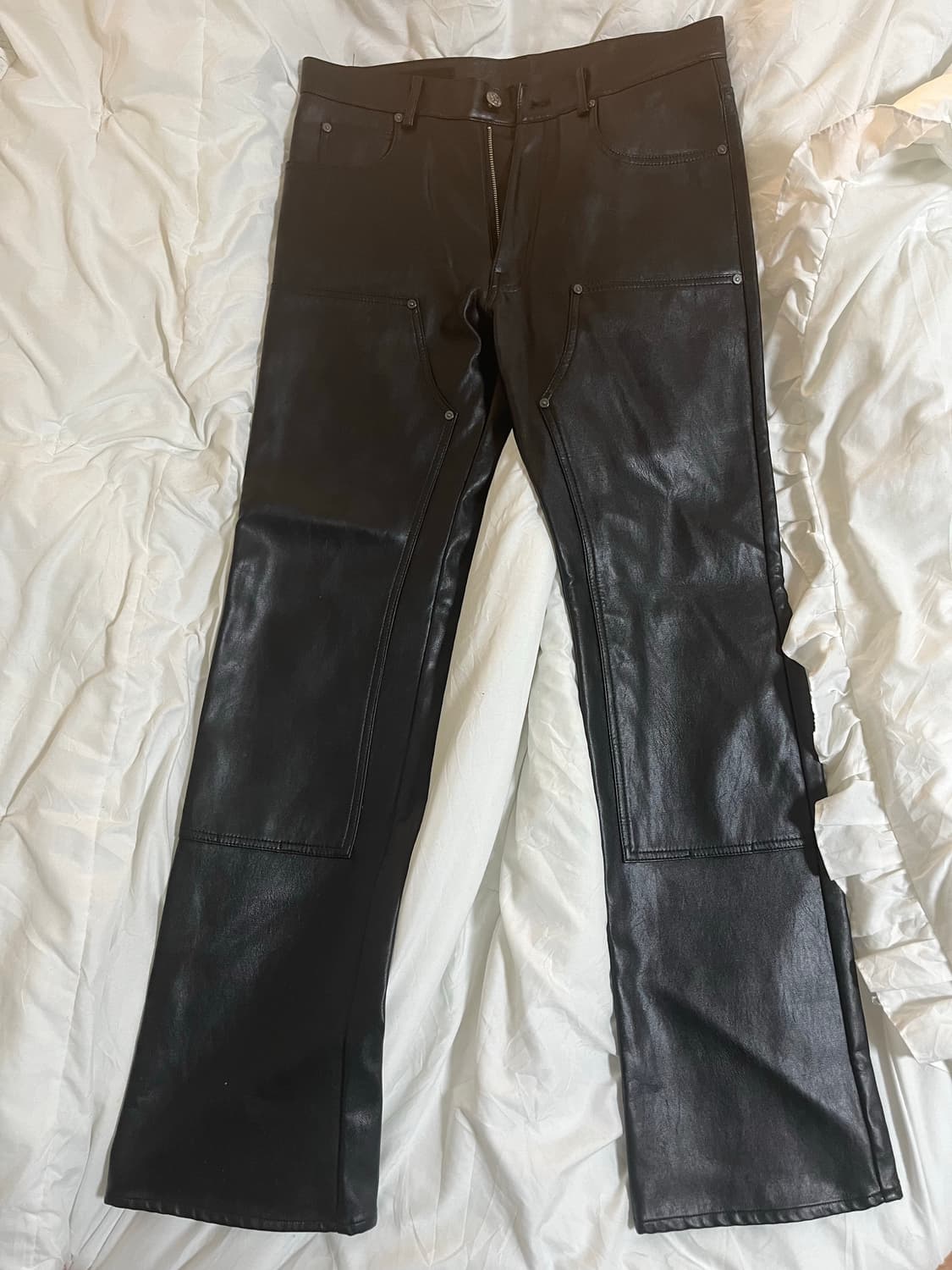 세비지 레더팬츠 M사이즈 상품이미지3