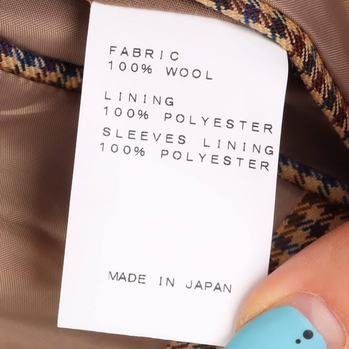 Lamarche 라마르쉐 나폴리 우븐 울 하운드투스 체크 블레이저 자켓 상품이미지10