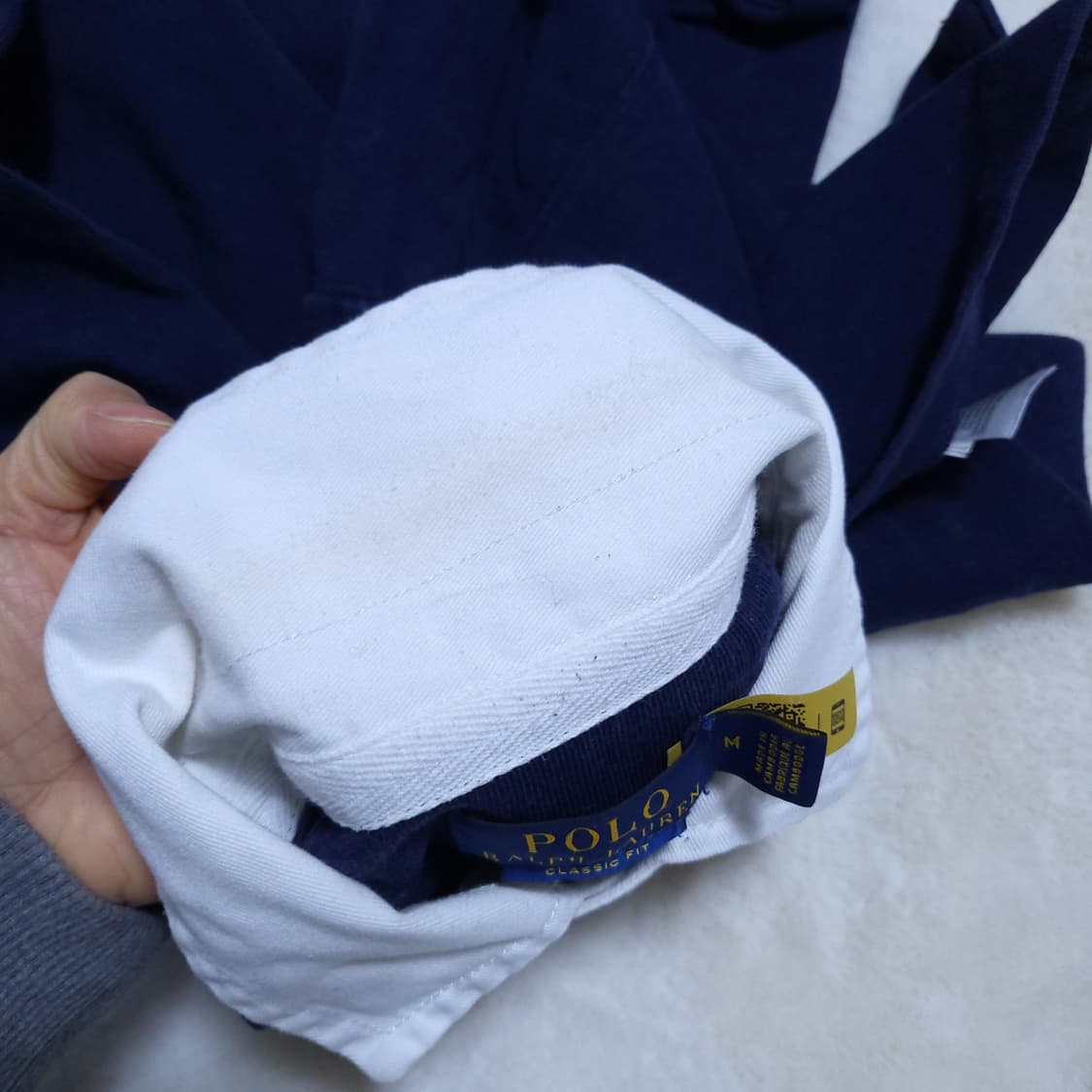 폴로 럭비 긴팔티셔츠 M 0302 뽀샤샤 상품이미지8