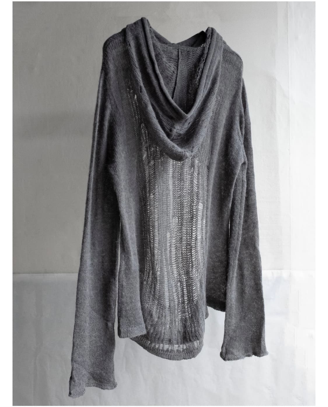 블랙멀 blackmerle alpaca hood knit 상품이미지2