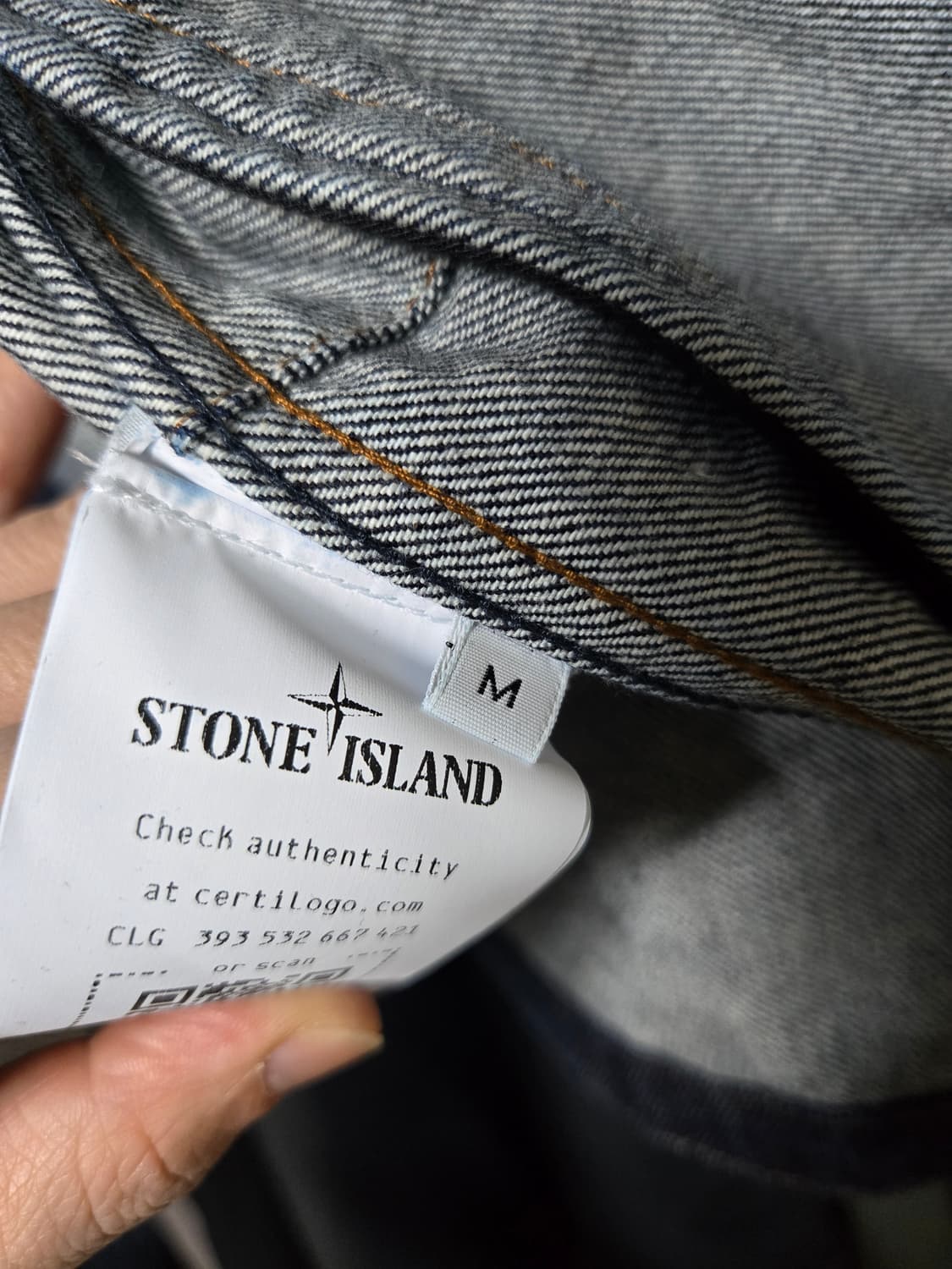 스톤아일랜드 26ss 데님 자켓 M사이즈 상품이미지5