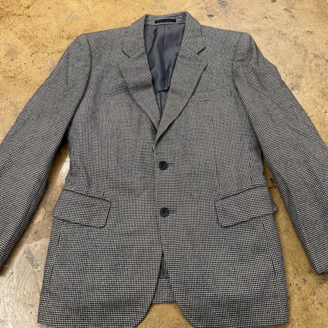 [정품] 버버리 울 글렌체크 블레이저 자켓 b16 상품이미지3