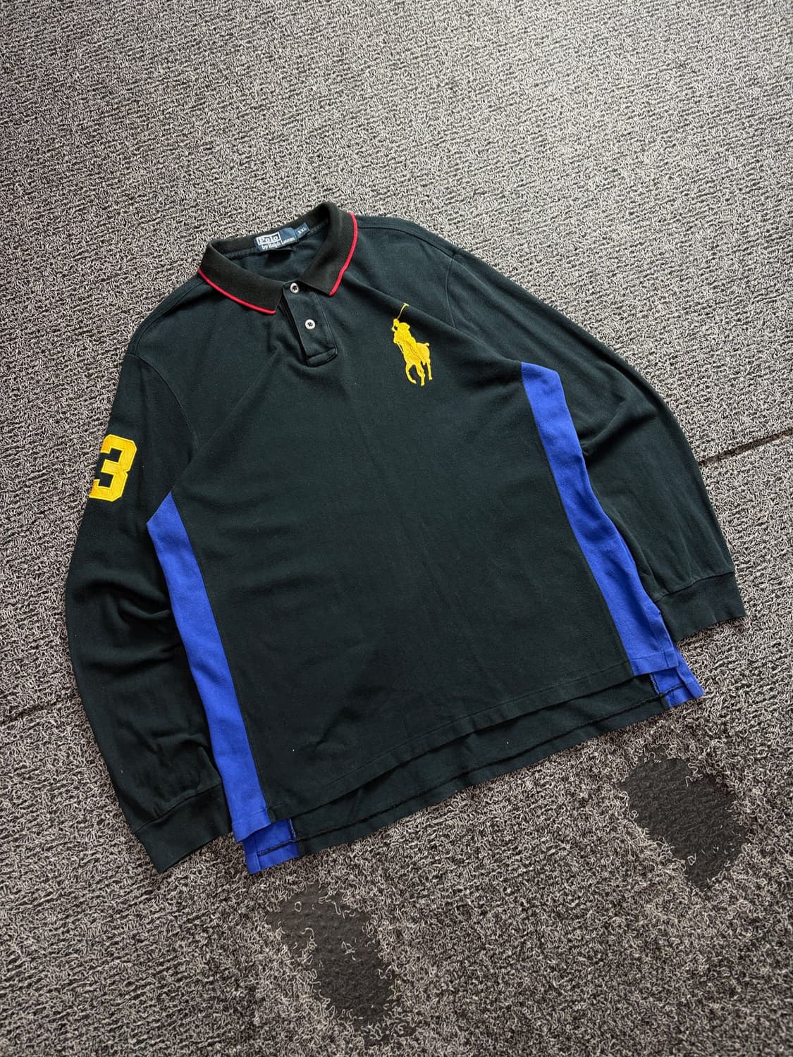 폴로 랄프로렌 빅포니 럭비 피케이 긴팔티 3450 상품이미지1