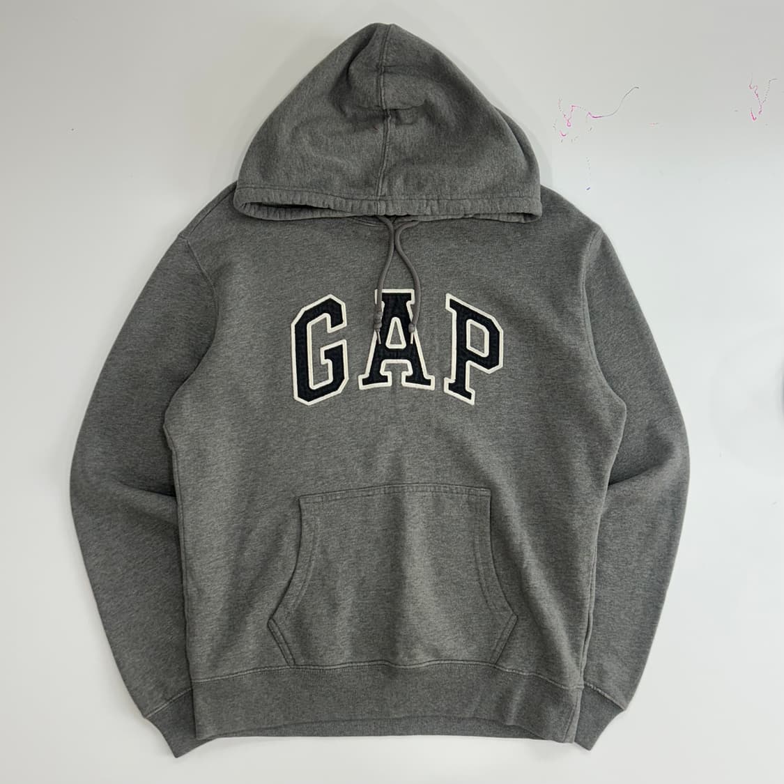 Gap 갭 차콜 로고 그레이 후드티 상품이미지3