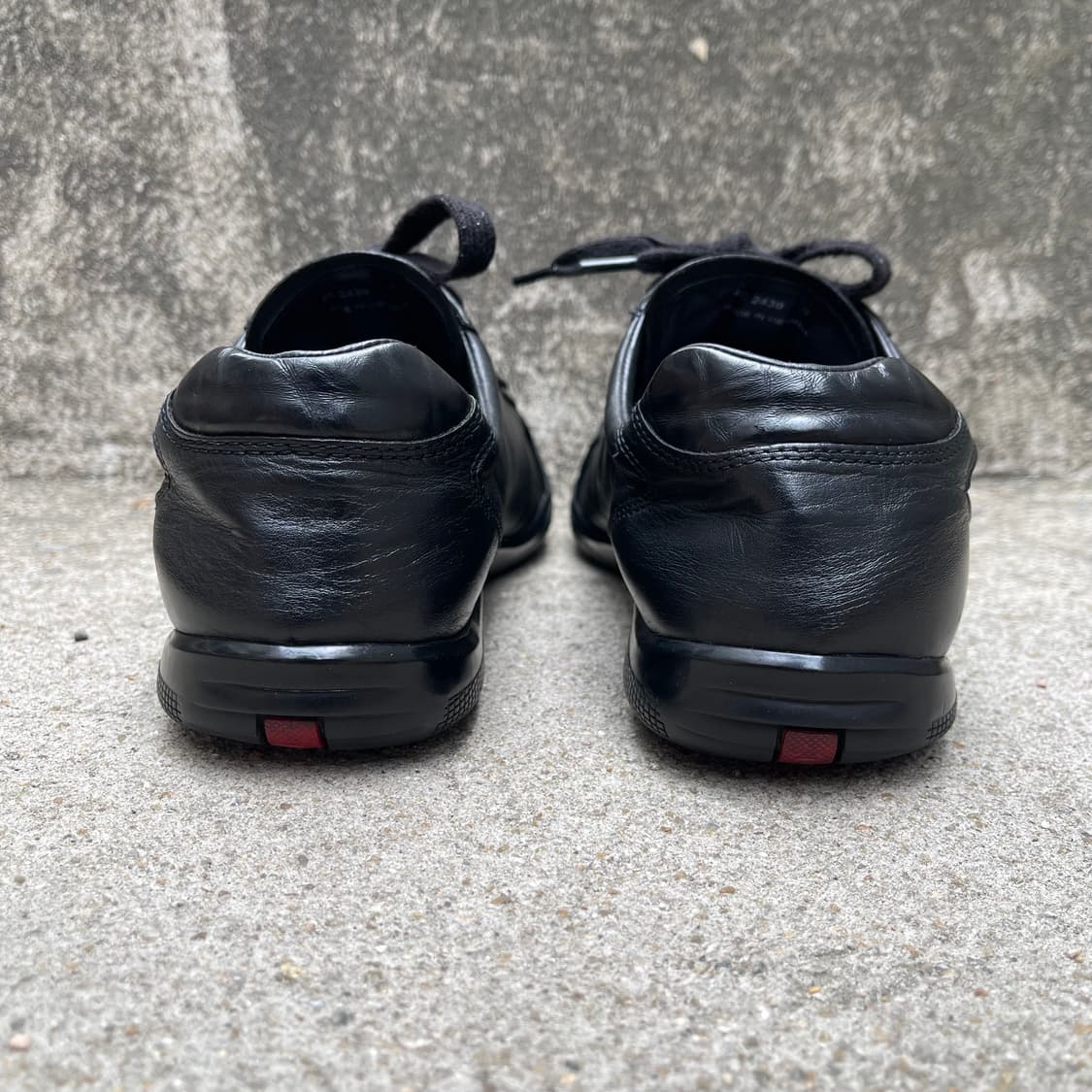 [6] Prada VTG 2000s 레더 스니커즈 (260) 상품이미지5