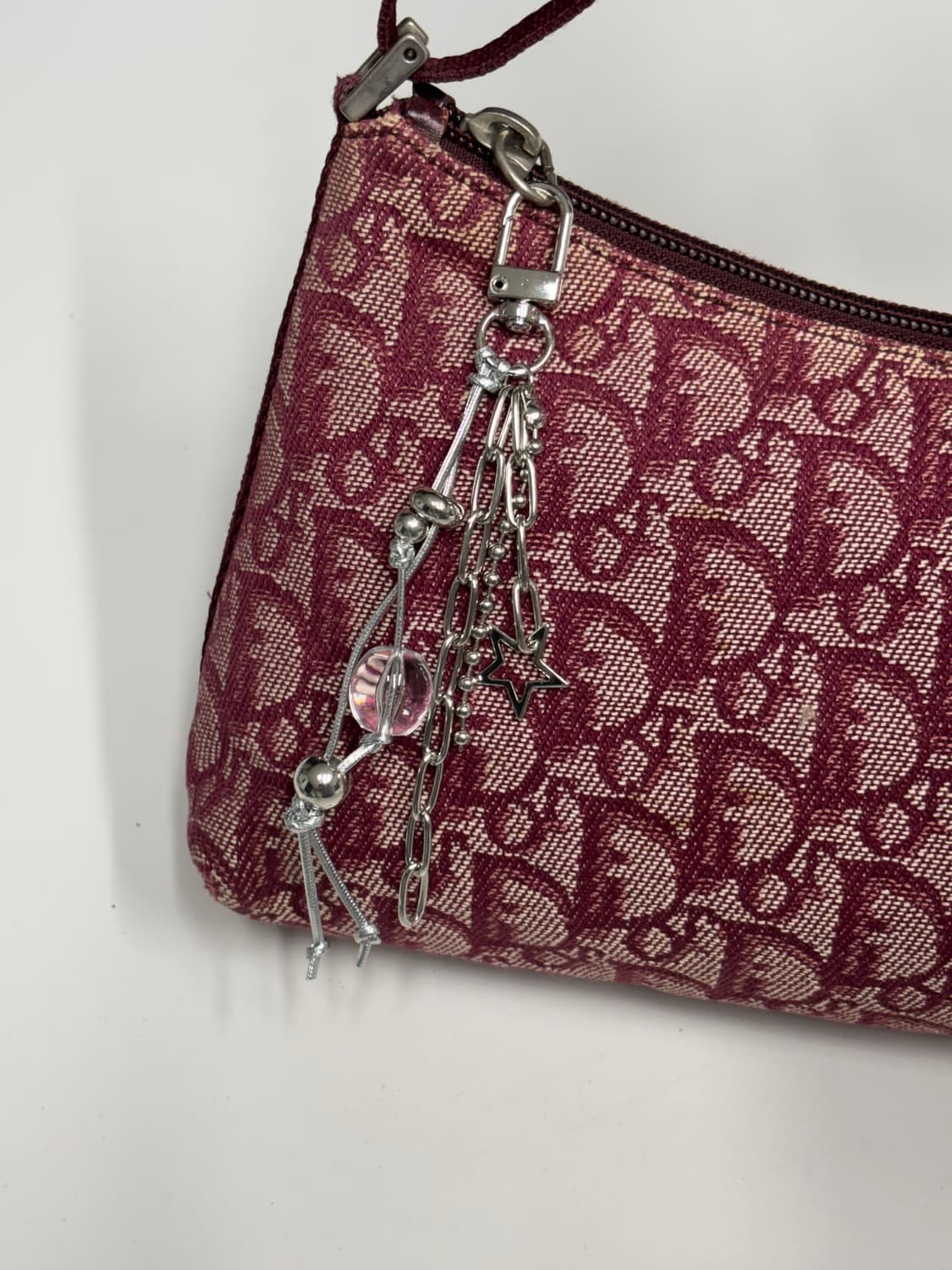 디올 오블리크 버건디 트로터 포쉐트 미니백 상품이미지6